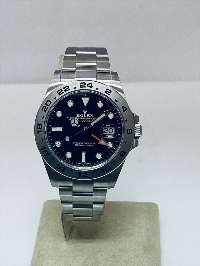 2020 Black Rolex Explorer II Ref. 216570 Unworn